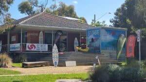 surf school shop front Inverloch