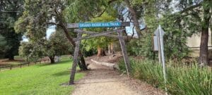 signage for mirboo north grand ridge rail trail