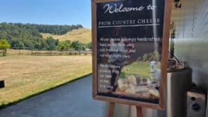 signage of Prom country cheese