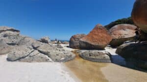 red rocks of Sqeaky Beach in Wilsons prom