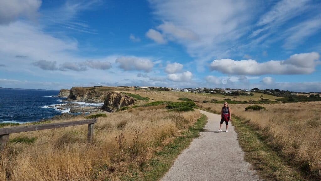 a sea view along the OGeorge Bass coastal trail - things to do in South Gippsland