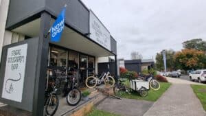 meeniyan bike shop outdoor bikes on display