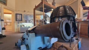 a canon at the Port Albert Museum