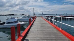 a jetty in port albert