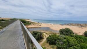 Kilcunda beach from the Bass Coast Rail Trail