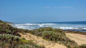 Overlooking the seas at Cutlers Beach Wonthaggi things to do