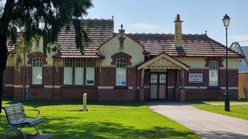 old Wonthaggi train station in red brick